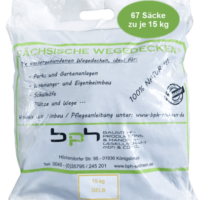 Sächsische Wegedecken Gelb 1000 kg (15kg x 67 Säcke)