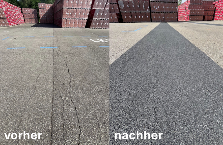 asphalterix® - Europalette mit 40 Eimern á 8 kg – Polymer-Rissharz – Bild 3